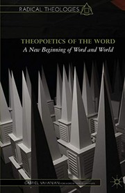 Front cover of Theopoetics of the Word by G. Vahanian