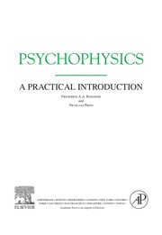 Cover of Psychophysics by Frederick A. A. Kingdom