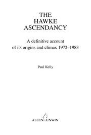 Cover of The Hawke ascendancy by Kelly, Paul
