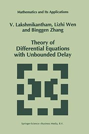 Cover of Theory of Differential Equations with Unbounded Delay by V. Lakshmikantham