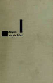 Front cover of Religion and the rebel by Colin Wilson