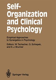 Front cover of Self-organization and clinical psychology by Wolfgang Tschacher