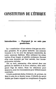 Cover of L' éthique by E[ugène] de Roberty