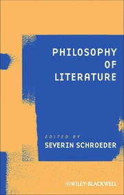 Front cover of Philosophy of literature by Severin Schroeder