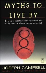 Front cover of Myths to live by by Joseph Campbell