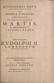 Front cover of Astronomia nova aitiologetos [romanized] by Johannes Kepler