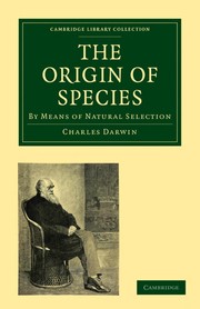 Front cover of On the origin of species by Charles Darwin