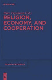Front cover of Religion, economy, and cooperation by Ilkka Pyysiäinen