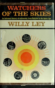 Front cover of Watchers of the skies by Willy Ley