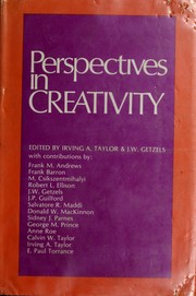 Cover of Perspectives in creativity by Irving A. Taylor