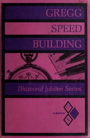 Cover of Gregg speed building by John Robert Gregg