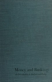 Front cover of Money and banking by John G. Ranlett