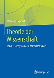 Front cover of Theorie der Wissenschaft : Band 1 by Wolfgang Deppert
