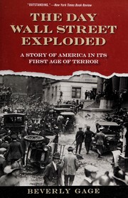 Cover of The day Wall Street exploded by Beverly Gage