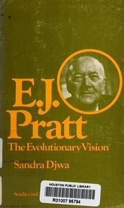 Cover of E.J. Pratt by Sandra Djwa