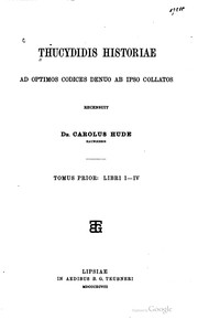Cover of Thucydidis Historiae by Thucydides