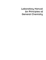 Front cover of Laboratory manual for principles of general chemistry by Jo A. Beran