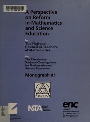 Cover of A Perspective on Reform in Mathematics and Science Education, Monograph by Kenneth E. Vos