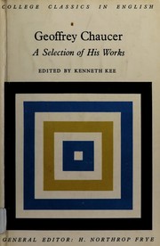Front cover of Geoffrey Chaucer by Geoffrey Chaucer