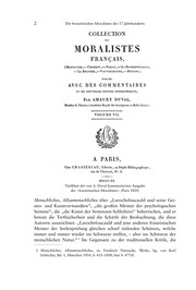Cover of Beiträge zur französischen Moralistik by Margot Kruse