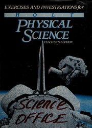 Front cover of Exercises and investigations for Holt physical science by William L. Ramsey