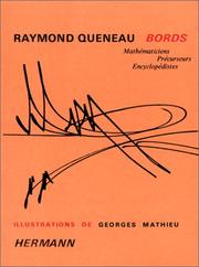 Front cover of Bords  Mathematiciens/ Precurseurs/ Encyclopedistes by Raymond Queneau