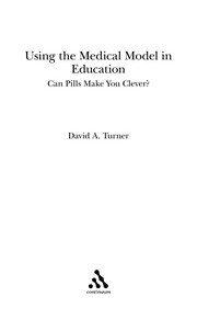 Front cover of Using the medical model in education by David A. Turner