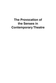 Front cover of The provocation of the senses in contemporary theatre by Steve Di Benedetto