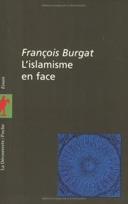 Front cover of L'Islamisme en face by François Burgat