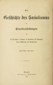 Front cover of Die Vorläufer des neueren Sozialismus by Karl Kautsky