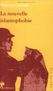 Front cover of La nouvelle islamophobie by Vincent Geisser
