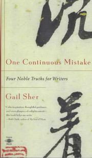 Cover of One continuous mistake by Gail Sher