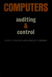 Cover of Computers: auditing and control by Elise G. Jancura
