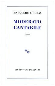 Cover of Moderato cantabile by Marguerite Duras