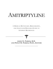 Cover of Amitriptyline by James N. Parker