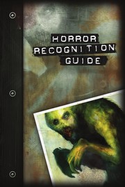 Cover of Horror recognition guide by Bill Bridges