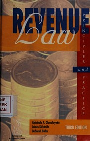 Front cover of Revenue law by Abimbola A. Olowofoyeku