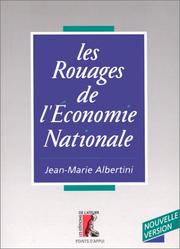 Cover of Les rouages de l'économie nationale by Jean Marie Albertini