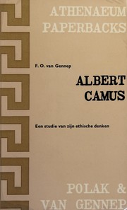 Cover of Albert Camus by F. O. van Gennep