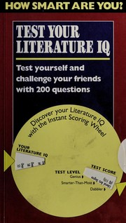 Front cover of Test Your Literature I.Q by Pamela Horn