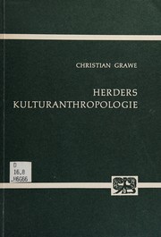 Front cover of Herders Kulturanthropologie by Christian Grawe