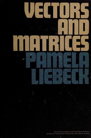 Cover of Vectors and matrices by Pamela Liebeck