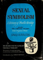 Front cover of Sexual symbolism by Richard Payne Knight