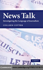 Cover of News talk by Colleen Cotter