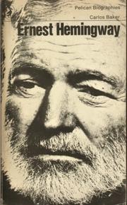 Cover of Ernest Hemingway by Carlos Baker