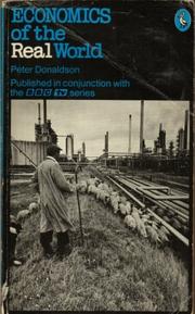 Cover of Economics of the real world by Peter Donaldson