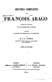 Cover of Œvres complètes de François Arago .. by Dominique François Jean Arago