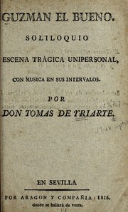 Cover of Guzmán el bueno by Tomás de Iriarte