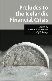 Cover of Preludes to the Icelandic financial crisis by Robert Z. Aliber