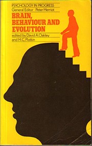 Cover of Brain, behaviour and evolution by David A. Oakley